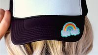 Rainbow - Trucker Hat Element - Faux Embroidery