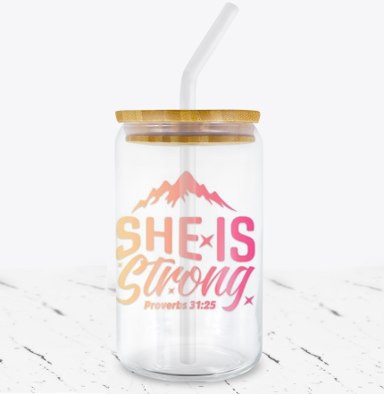 She Is Strong -  UV DTF Decals