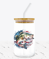 Patriotic Fish -  UV DTF Decals