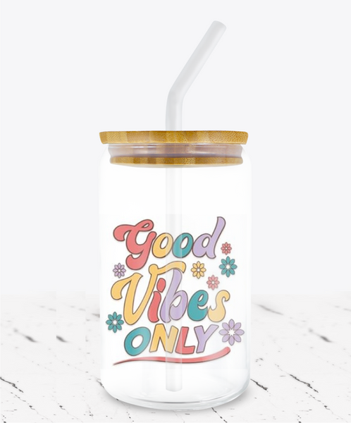 Good Vibes Only - UV DTF Decals – Crafty Bucks