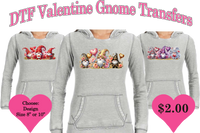 Valentine's Gnomes - DTF Promotion - DTF Transfer