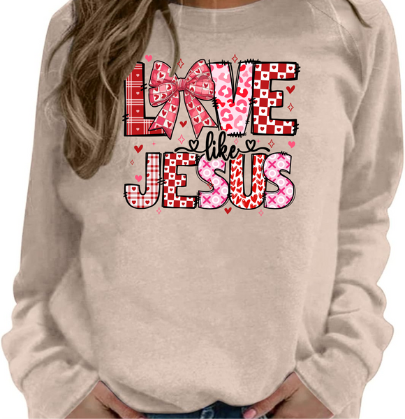 Love Like Jesus - DTF Transfer