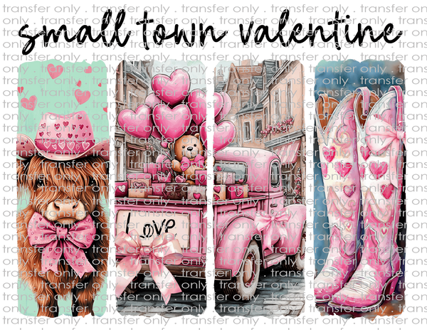 Small Town Valentine - Waterslide, Sublimation Transfers