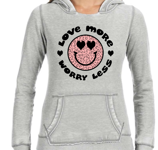Love More Worry Less - DTF Transfer