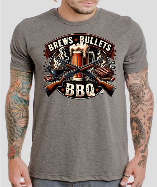 Brews Bullets & BBQ - DTF Transfer