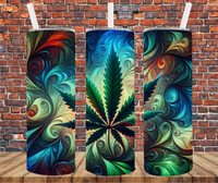 420 Leaf - Tumbler Wrap Sublimation Transfers