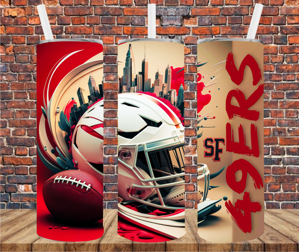 Pro Team Football - Tumbler Wrap Sublimation Transfers