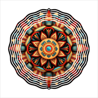 Aztec Color Scheme - Wind Spinner - Sublimation Transfers