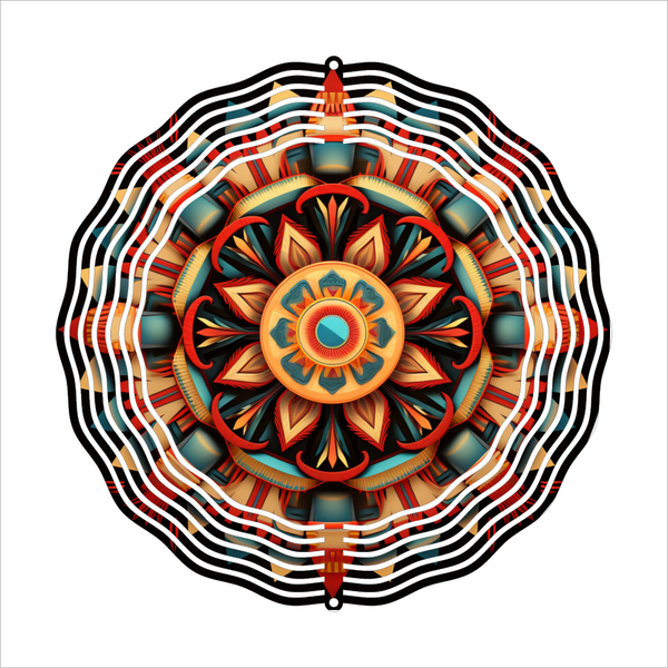 Aztec Color Scheme - Wind Spinner - Sublimation Transfers