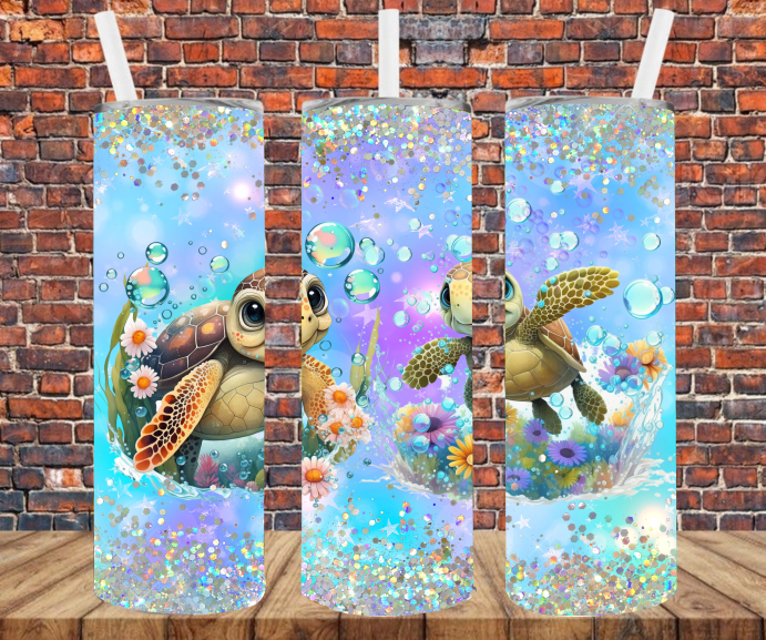 Baby Sea Turtles - Tumbler Wrap - Sublimation Transfers – Crafty Bucks