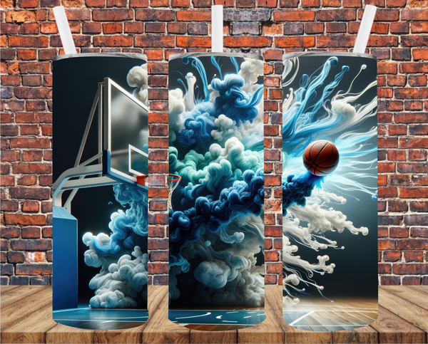 Basketball - Tumbler Wrap - Sublimation Transfers