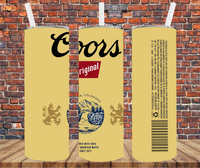 Beer Label - Tumbler Wrap - Sublimation Transfers