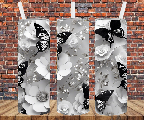 Butterfly - Tumbler Wrap - Sublimation Transfers