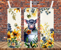 Country Pig - Tumbler Wrap - Sublimation Transfers