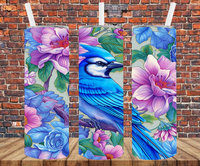 Blue Jay - Tumbler Wrap - Sublimation Transfers