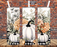 Fall Pumpkins - Tumbler Wrap - Vinyl Transfers