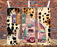 Camping Mama - Tumbler Wrap - Sublimation Transfers