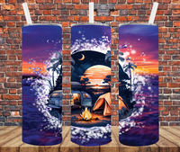 Beach Camping - Tumbler Wrap - Sublimation Transfers