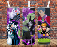 Character Witches - Tumbler Wrap - Sublimation Transfers