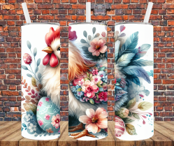 Country Chicken - Tumbler Wrap - Sublimation Transfers