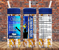 ChillaxaCaps - Tumbler Wrap - Sublimation Transfers