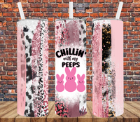 Chillin With My Peeps - Tumbler Wrap Vinyl Transfers