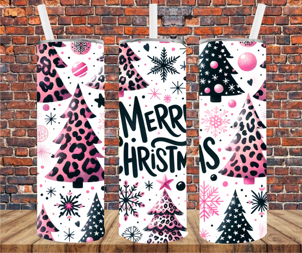 Merry Christmas - Tumbler Wrap - Sublimation Transfers