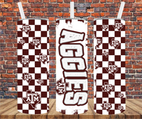 College - Tumbler Wrap - Sublimation Transfers