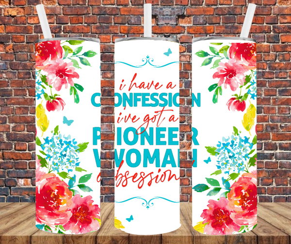 Pioneer Inspired - Tumbler Wrap - Sublimation Transfers