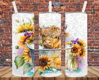 Country Cow - Tumbler Wrap - Sublimation Transfers