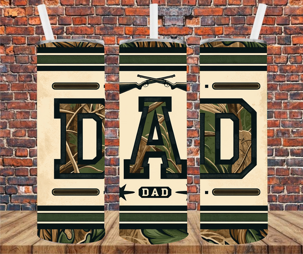 Dad - Tumbler Wrap - Vinyl Transfers