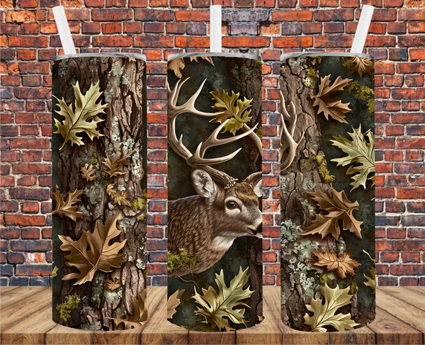 Deer - Tumbler Wrap - Sublimation Transfers