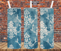 Demask Delft  Design - Tumbler Wraps - Sublimation Transfers