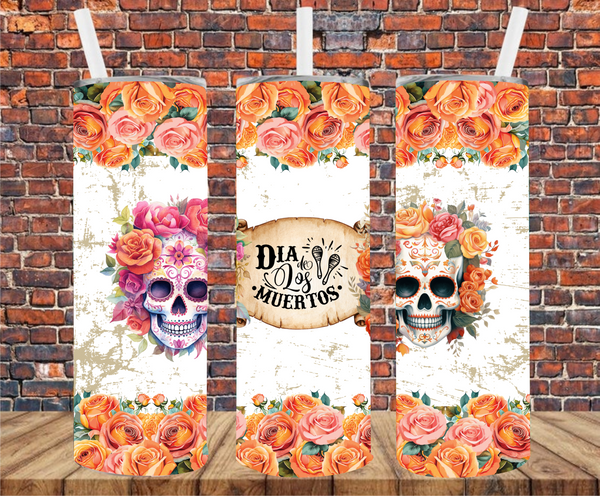 Dia de Los Muertos - Tumbler Wrap - Sublimation Transfer