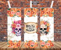 Dia de Los Muertos - Tumbler Wrap - Sublimation Transfers