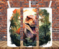 Dinosaur - Tumbler Wrap - Sublimation Transfers