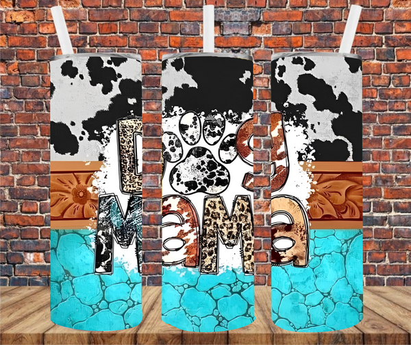 Dog Mama - Tumbler Wrap - Sublimation Transfer