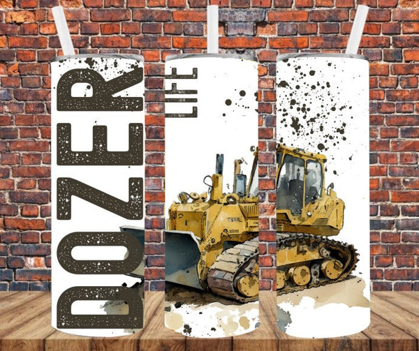 Dozer Life - Tumbler Wrap Sublimation Transfers