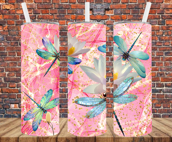 Dragonflies - Tumbler Wrap - Sublimation Transfers