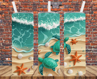 Sea Turtles - Tumbler Wrap - Sublimation Transfers