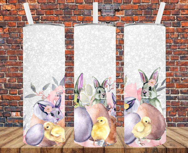 Easter Bunnies - Tumbler Wrap - Sublimation Transfers
