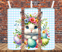 Easter Bunny - Tumbler Wrap - Vinyl Transfers