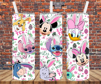 Easter Characters - Tumbler Wrap - Sublimation Transfer