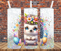 Easter Hedgehog - Tumbler Wrap - Sublimation Transfers