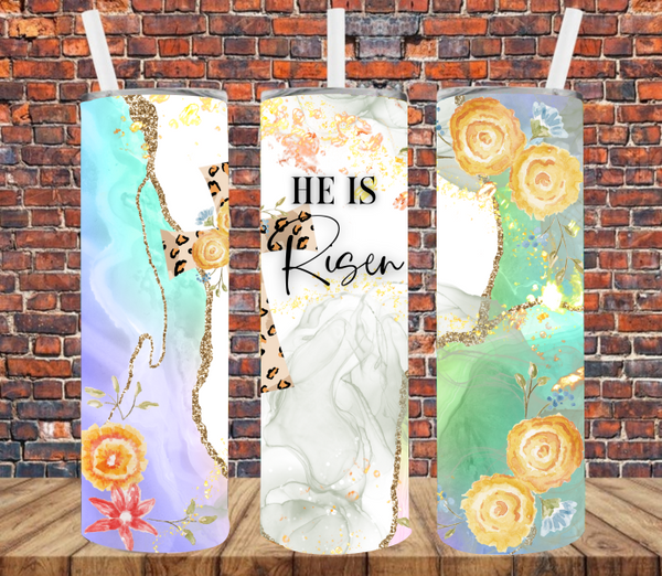 He is Risen - Tumbler Wrap Vinyl Transfers