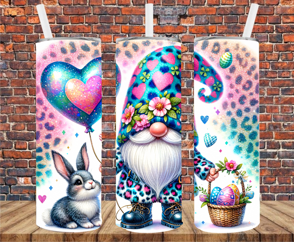 Easter Gnome - Tumbler Wrap - Sublimation Transfers