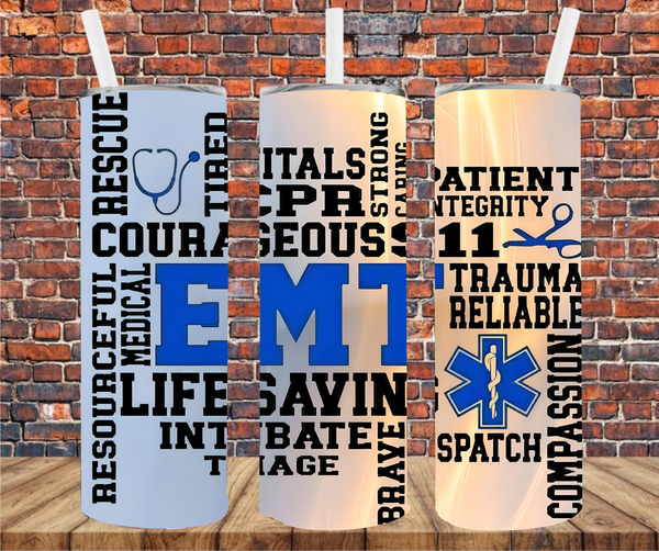 EMT - Tumbler Wrap Sublimation Transfers