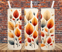 Fall Leaves - Tumbler Wrap - Sublimation Transfers