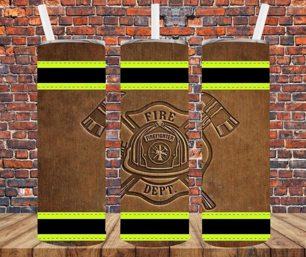 Firefighter - Tumbler Wrap - Sublimation Transfers