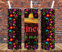 Cinco de Mayo - Tumbler Wrap Vinyl Transfers